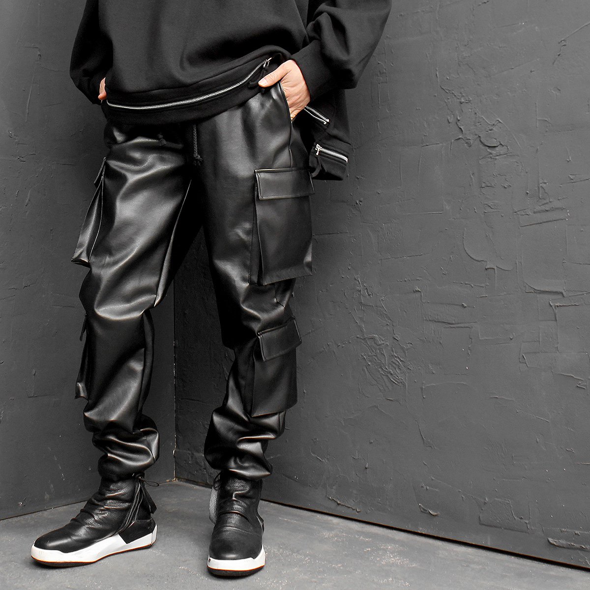 synthetic faux leather