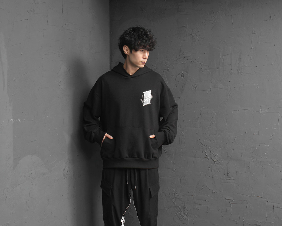 Oversized Fit Printed Hoodie