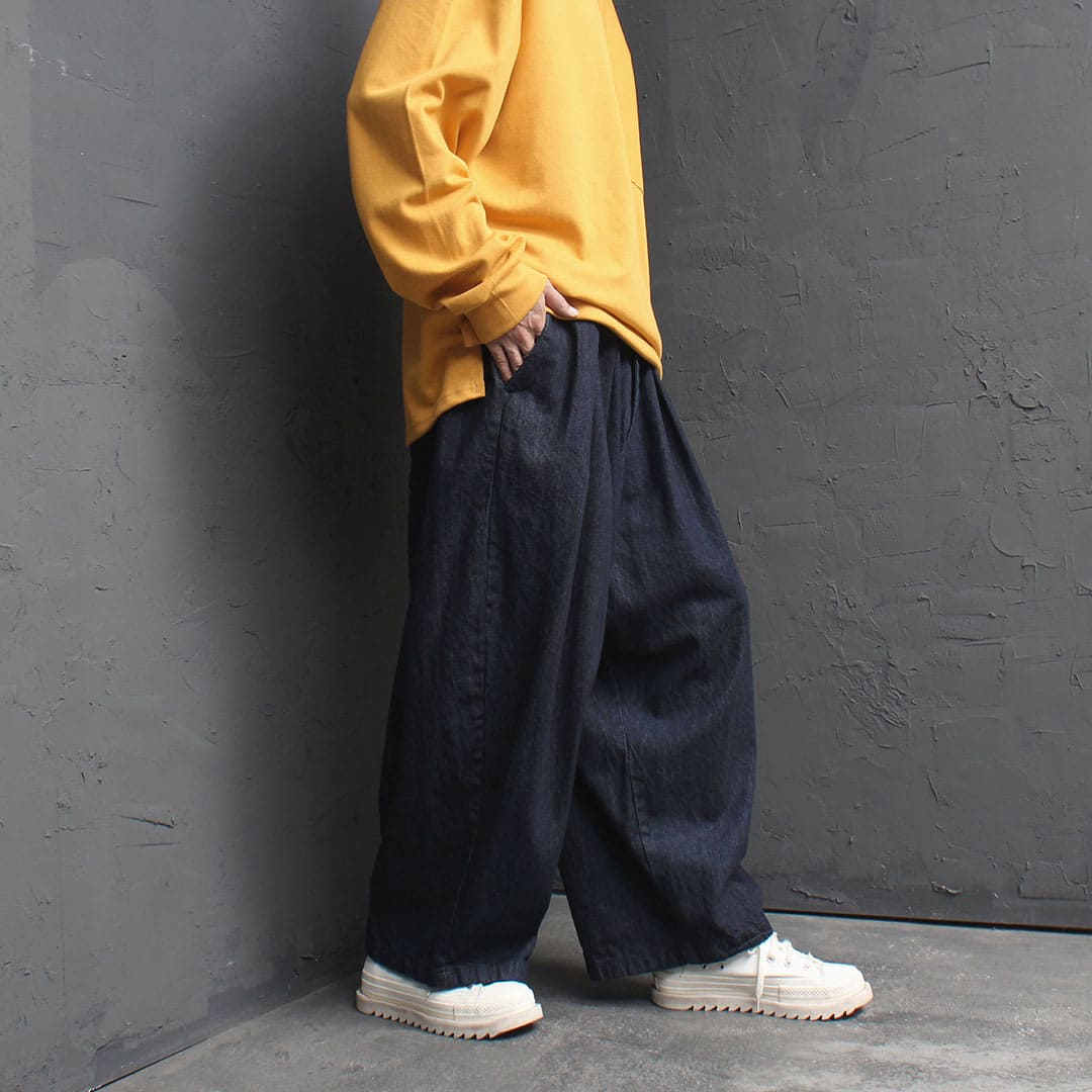 Oversized Fit Wide Baggy Balloon Denim Pants 3456 - Gentler