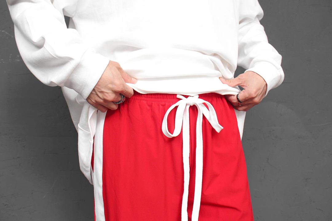 Triple Side Line Wide Track Pants 3419 - Gentler