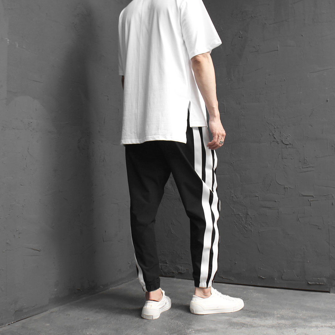 Triple Side Line Jogger Sweatpants 3323 - Gentler