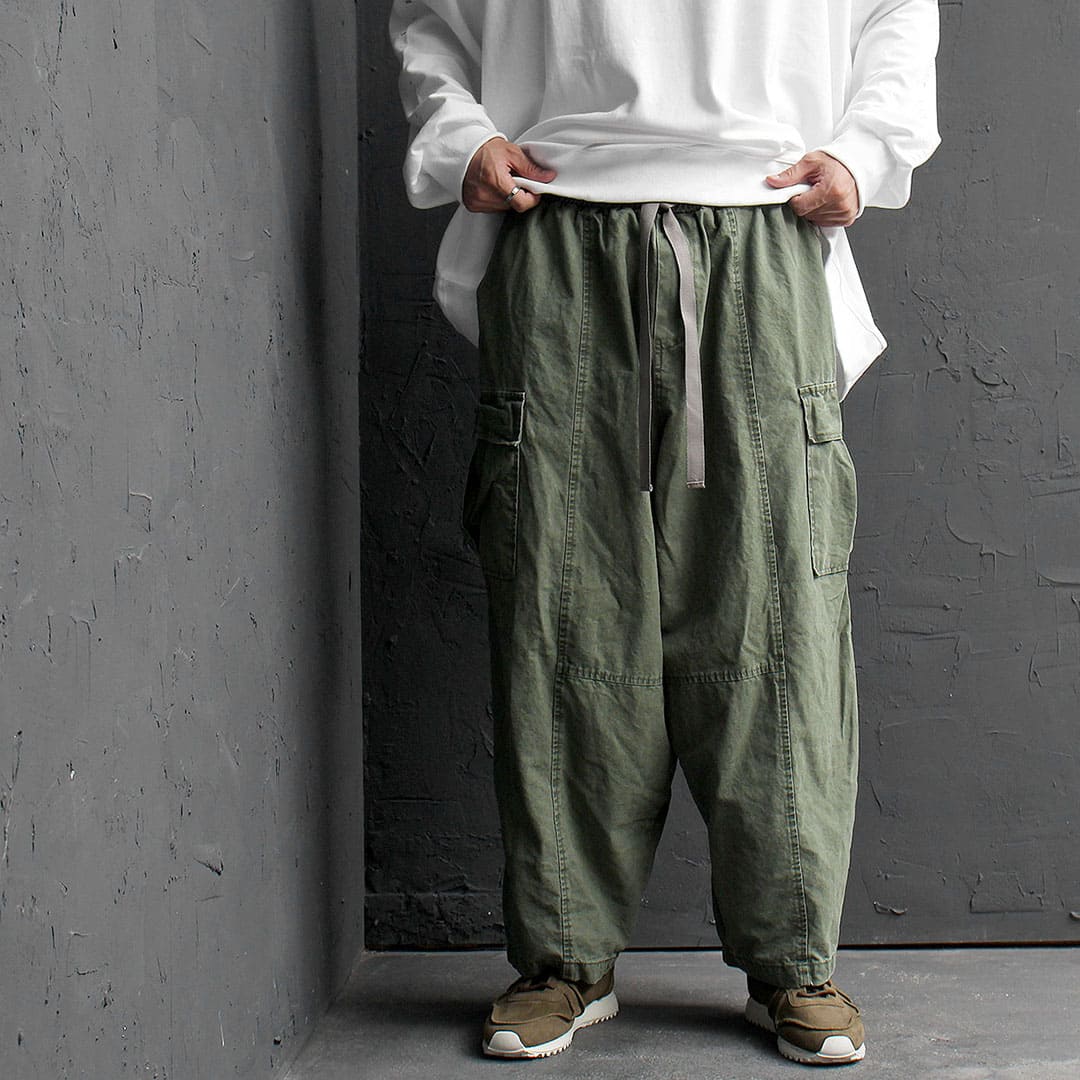 Oversized Wide Vintage Cargo Pocket Balloon Pants 576 - Gentler